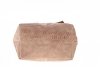 Bőr táska shopper bag Genuine Leather bézs 777